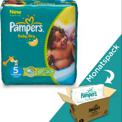 Pampers Baby-Dry Junior Monatspack 5